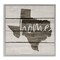 Stupell Industries Texas Rustic Typography Map Framed Giclee Art